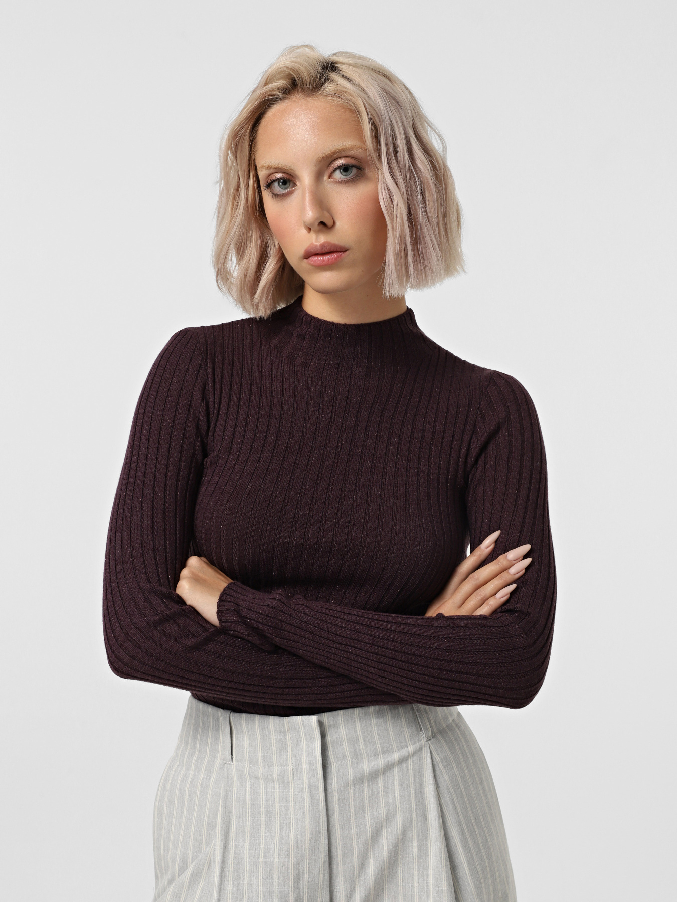 Водолазка Vero Moda модель 10314480_Plum Perfect W. DTM LUREX Фото