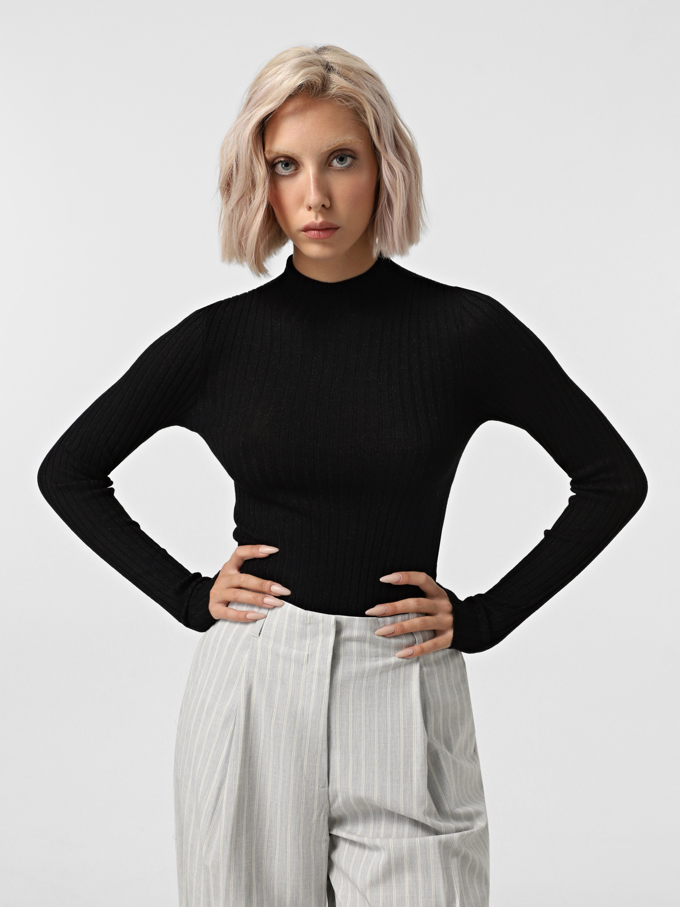 Водолазка Vero Moda модель 10314480_Black W. DTM LUREX Фото