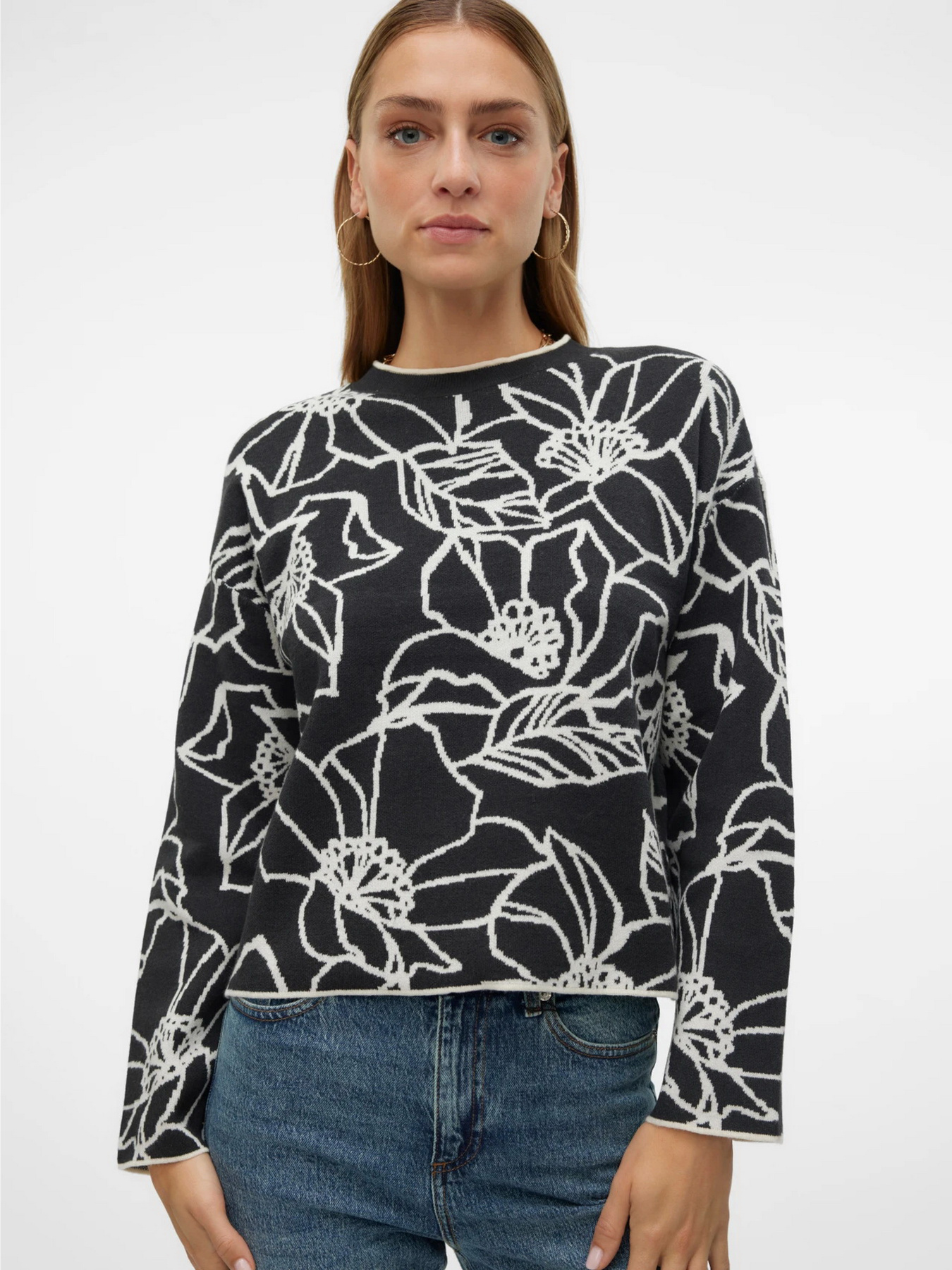 Джемпер Vero Moda модель 10314184_Black W. BIRCH Фото