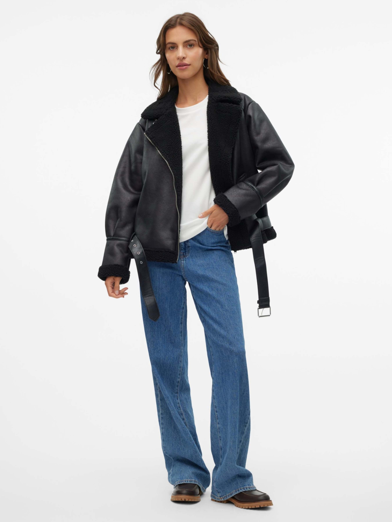 Дубленка Vero Moda модель 10316256_Black BLACK DETAIL Фото