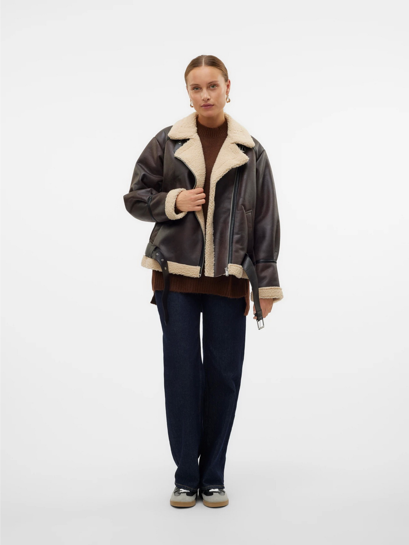 Дубленка Vero Moda модель 10316256_Chocolate Torte SILVER MIN Фото