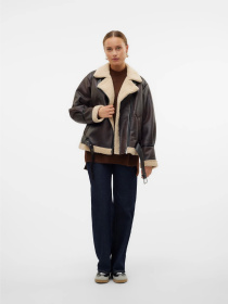 Дубленка Vero Moda модель 10316256_Chocolate Torte SILVER MIN Фото