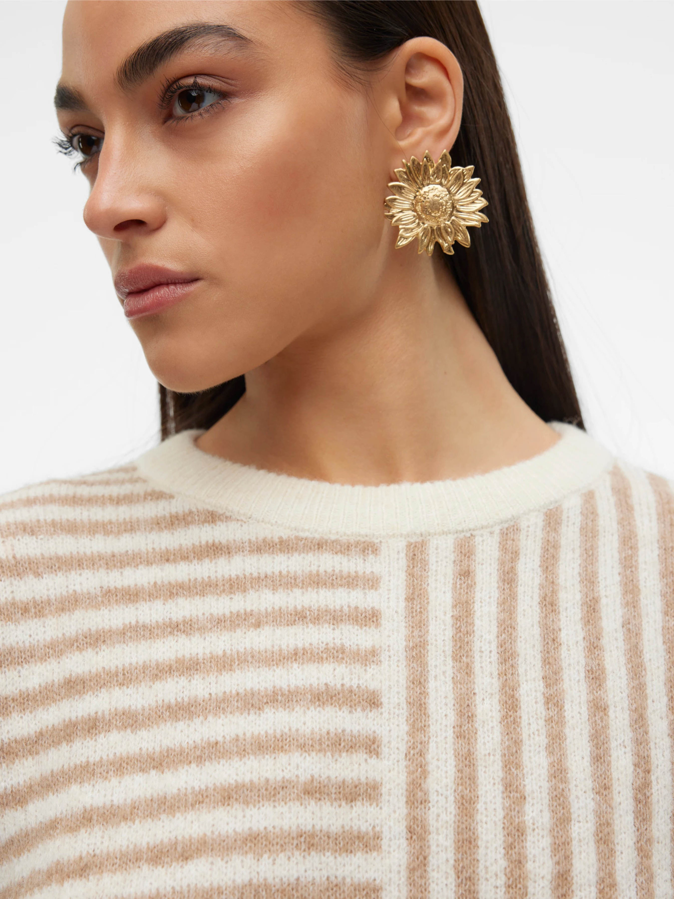 Джемпер Vero Moda модель 10309598_Birch W. SILVER MINK MELAN Фото