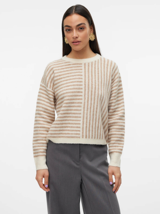 Джемпер Vero Moda модель 10309598_Birch W. SILVER MINK MELAN Фото