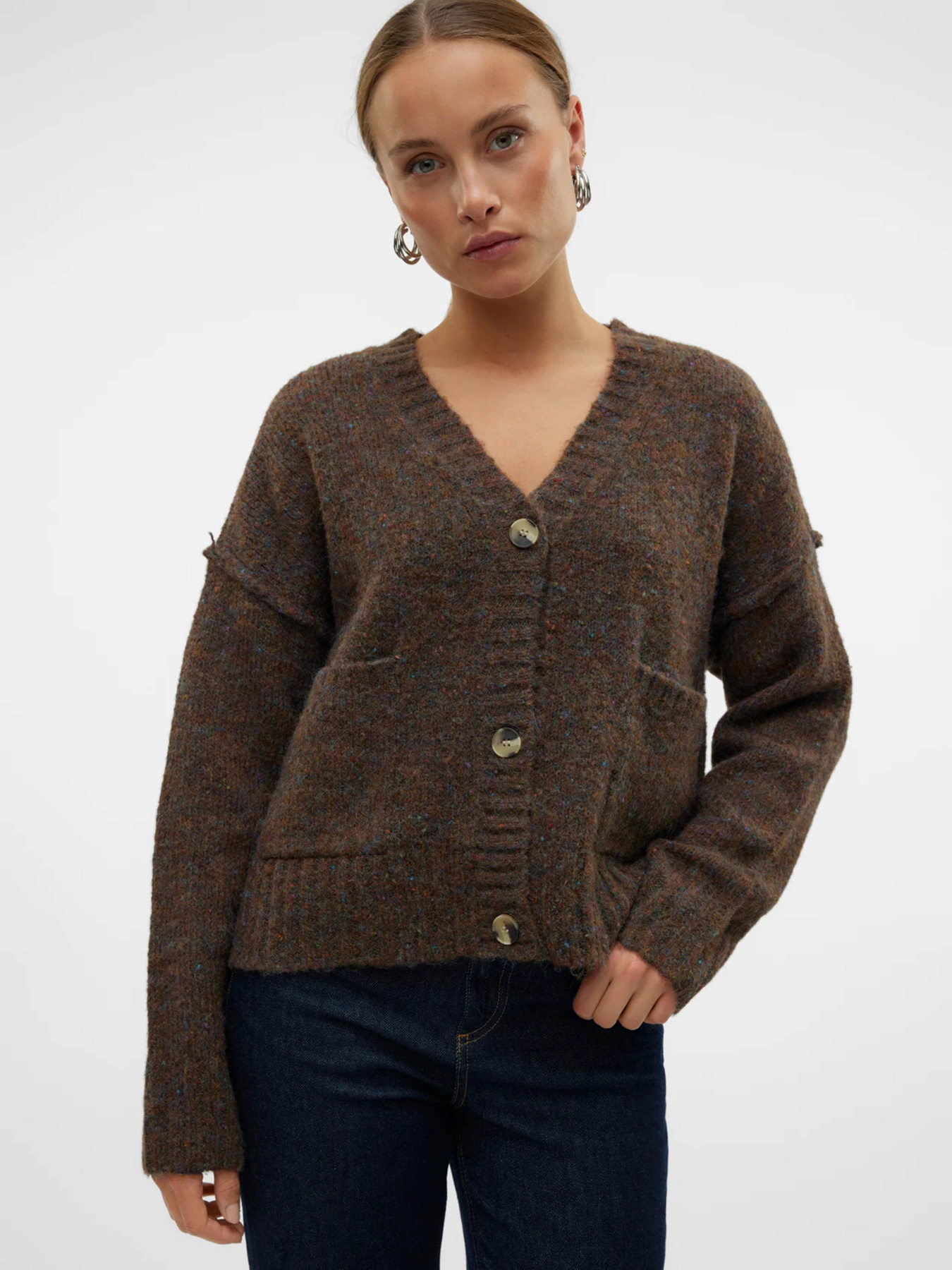 Кардиган Vero Moda модель 10314095_Chocolate Torte W. MELANGE Фото