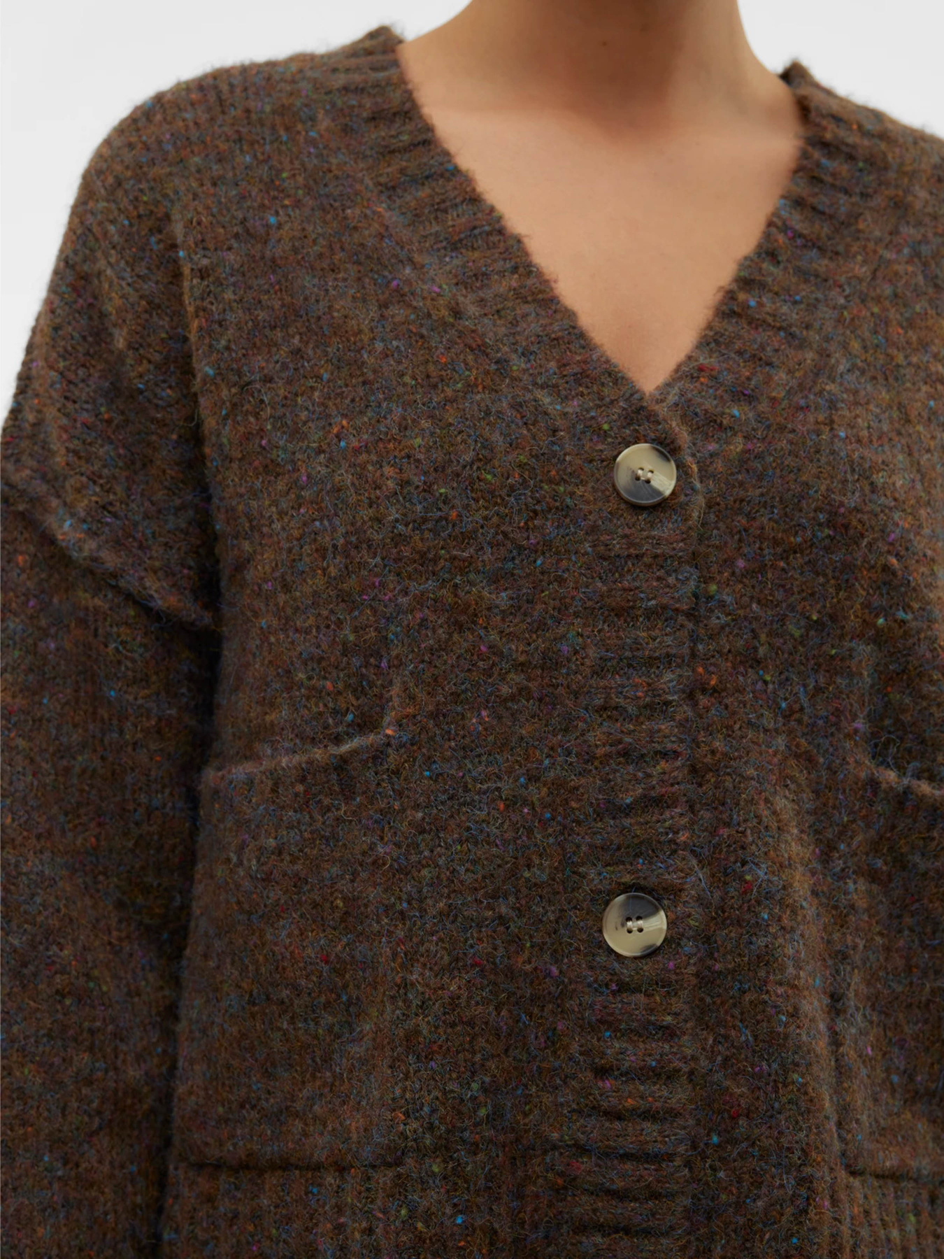 Кардиган Vero Moda модель 10314095_Chocolate Torte W. MELANGE Фото