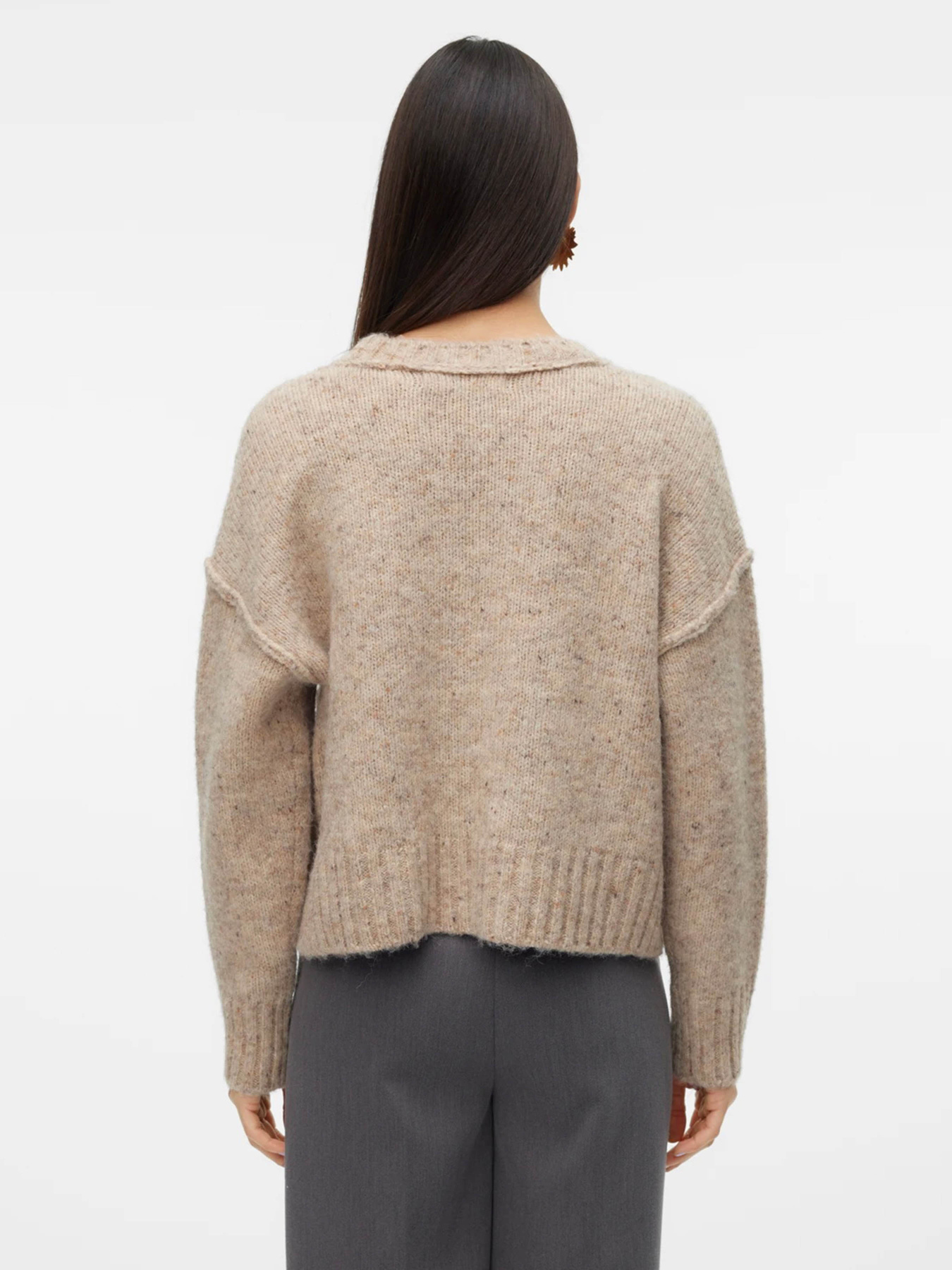 Кардиган Vero Moda модель 10314095_Silver Mink W. MELANGE AS Фото