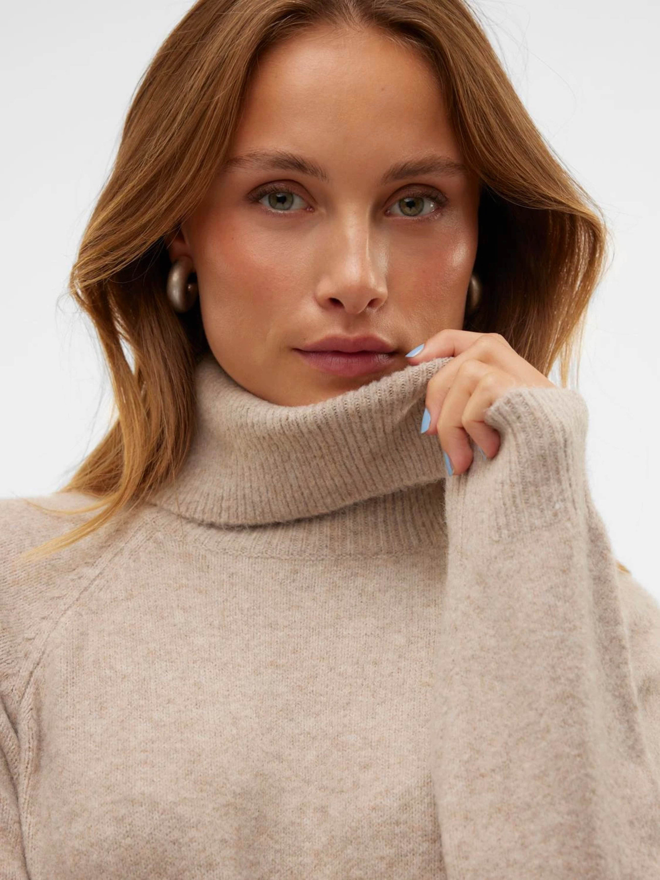 Платье миди Vero Moda модель 10315807_Natural Melange Фото