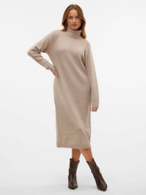 Сукня міді Vero Moda модель 10315807_Natural Melange Сукня міді Vero Moda модель 10315807_Natural Melange Фото