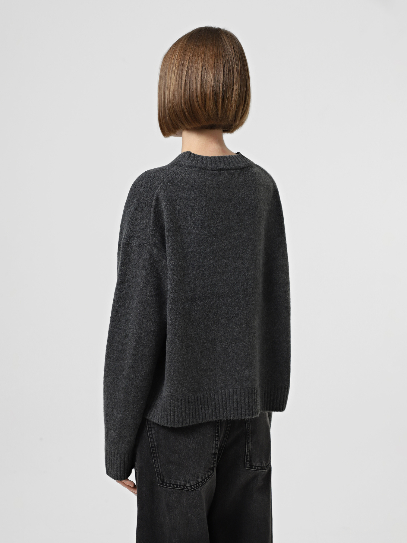 Джемпер Vero Moda модель 10315816_Dark Grey Melange Фото