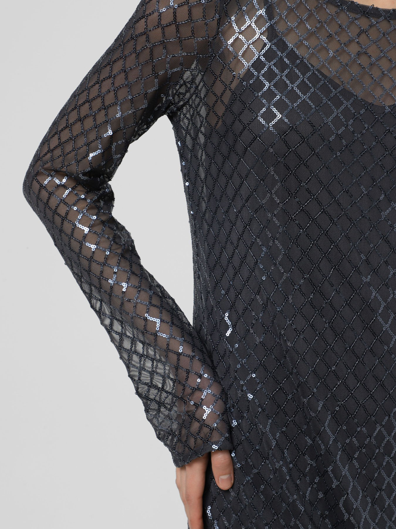 Платье макси Vero Moda модель 10316881_Asphalt Фото