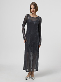 Платье макси Vero Moda модель 10316881_Asphalt Фото