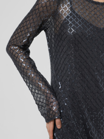 Платье макси Vero Moda модель 10316881_Asphalt Фото