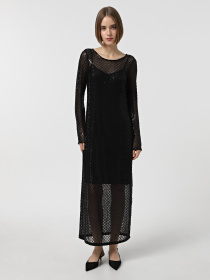 Платье макси Vero Moda модель 10316881_Black Фото