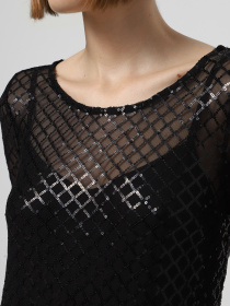 Платье макси Vero Moda модель 10316881_Black Фото