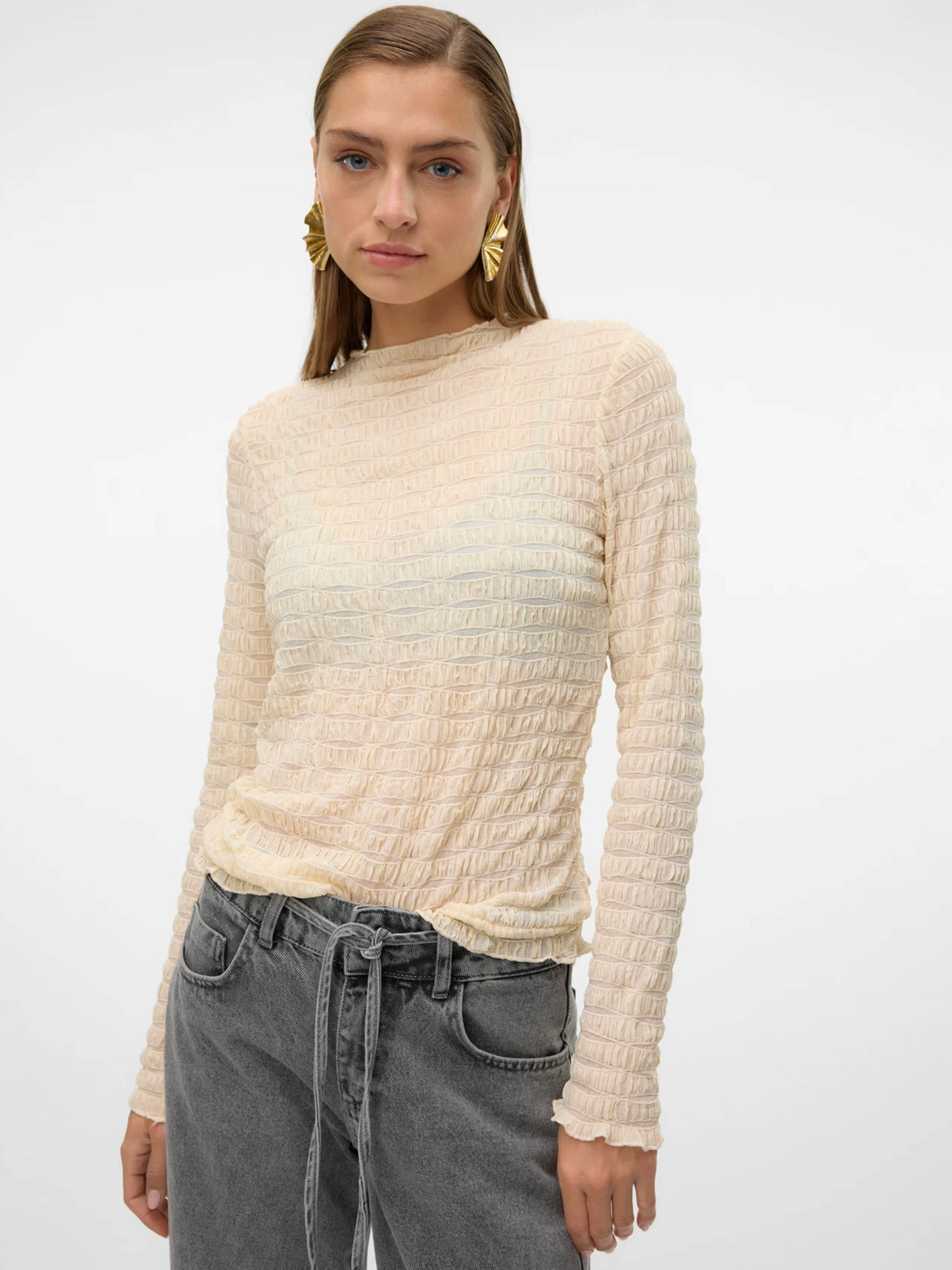 Водолазка Vero Moda модель 10320690_Birch Фото