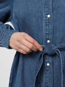 Платье миди Vero Moda модель 10323071_Dark Blue Denim Фото