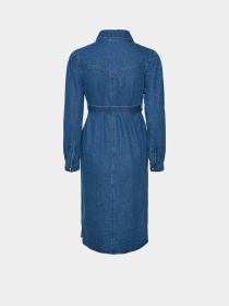 Платье миди Vero Moda модель 10323071_Dark Blue Denim Фото