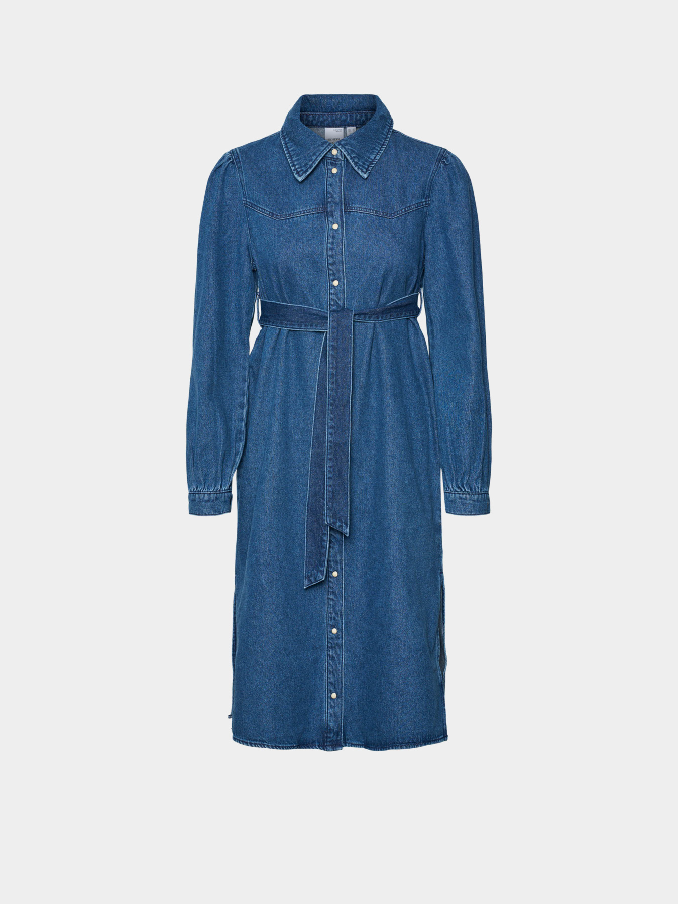 Платье миди Vero Moda модель 10323071_Dark Blue Denim Платье миди Vero Moda модель 10323071_Dark Blue Denim Фото