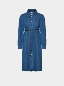 Платье миди Vero Moda модель 10323071_Dark Blue Denim Платье миди Vero Moda модель 10323071_Dark Blue Denim Фото