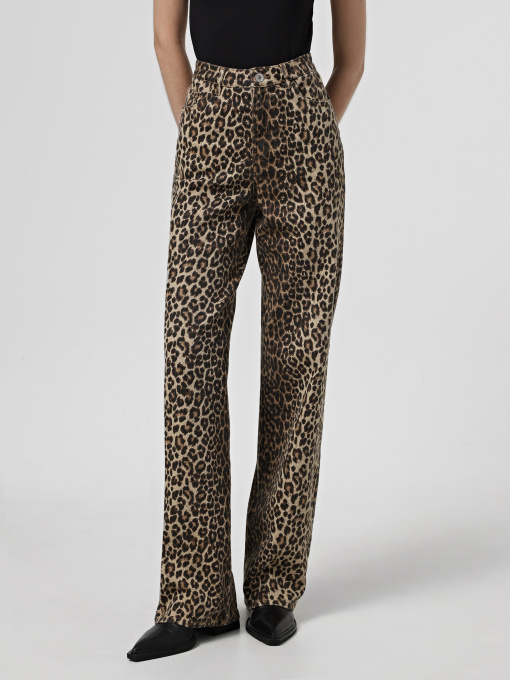 Прямі джинси Vero Moda модель 10330128_Silver Mink LEOPARD Фото