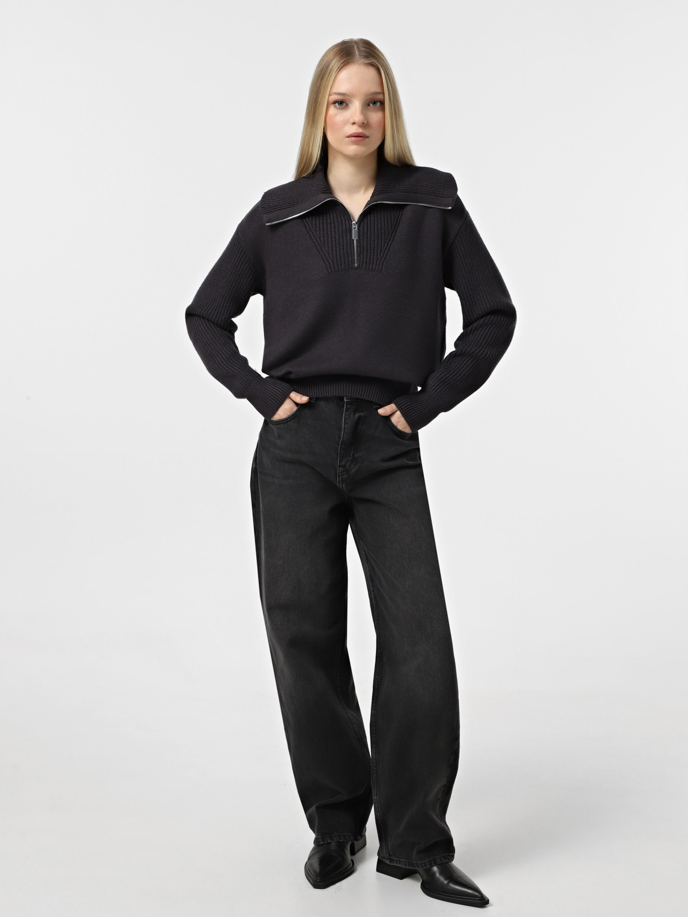 Свитер Vero Moda модель 10318426_Obsidian Фото