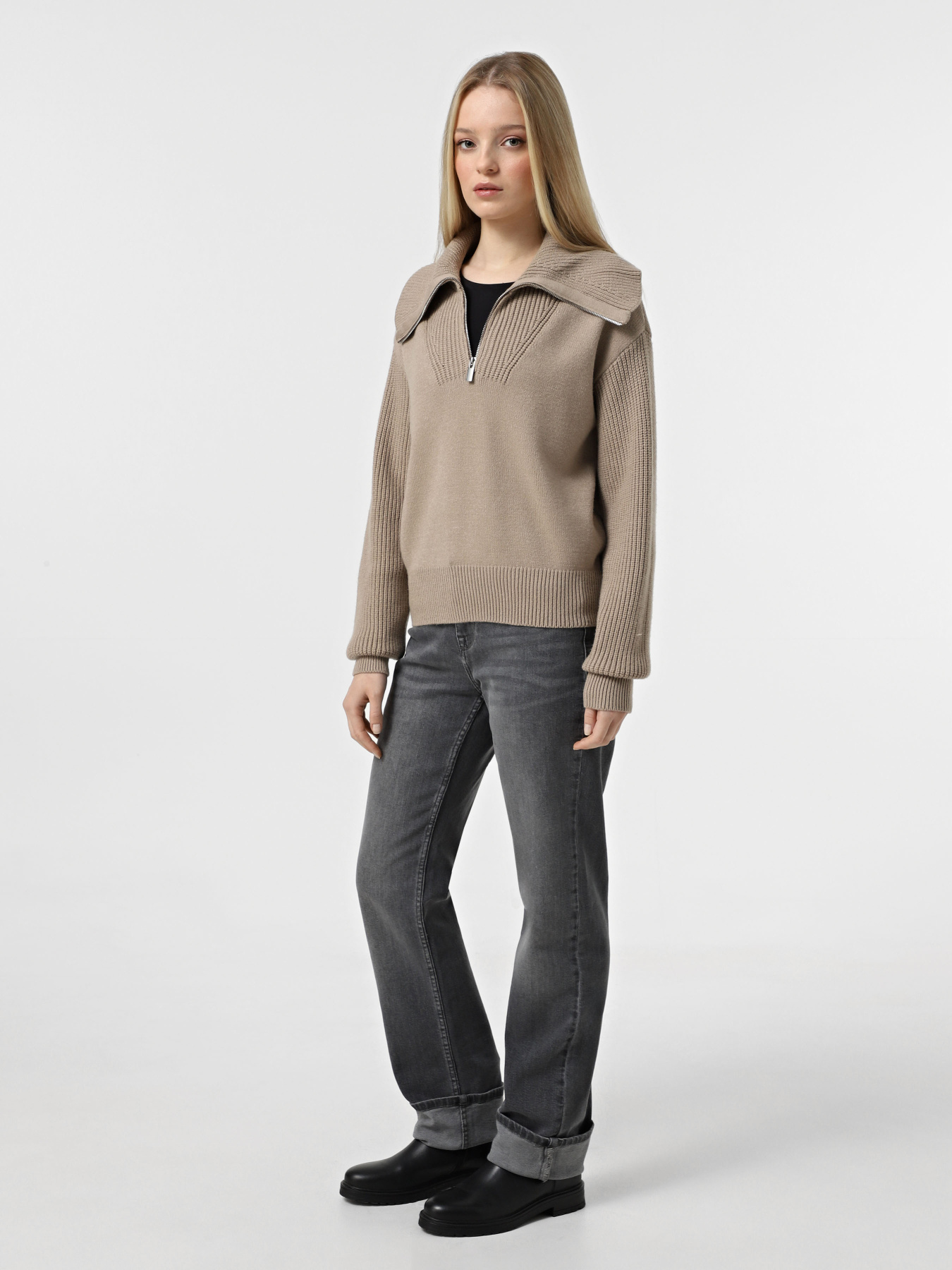 Свитер Vero Moda модель 10318426_Silver Mink Фото