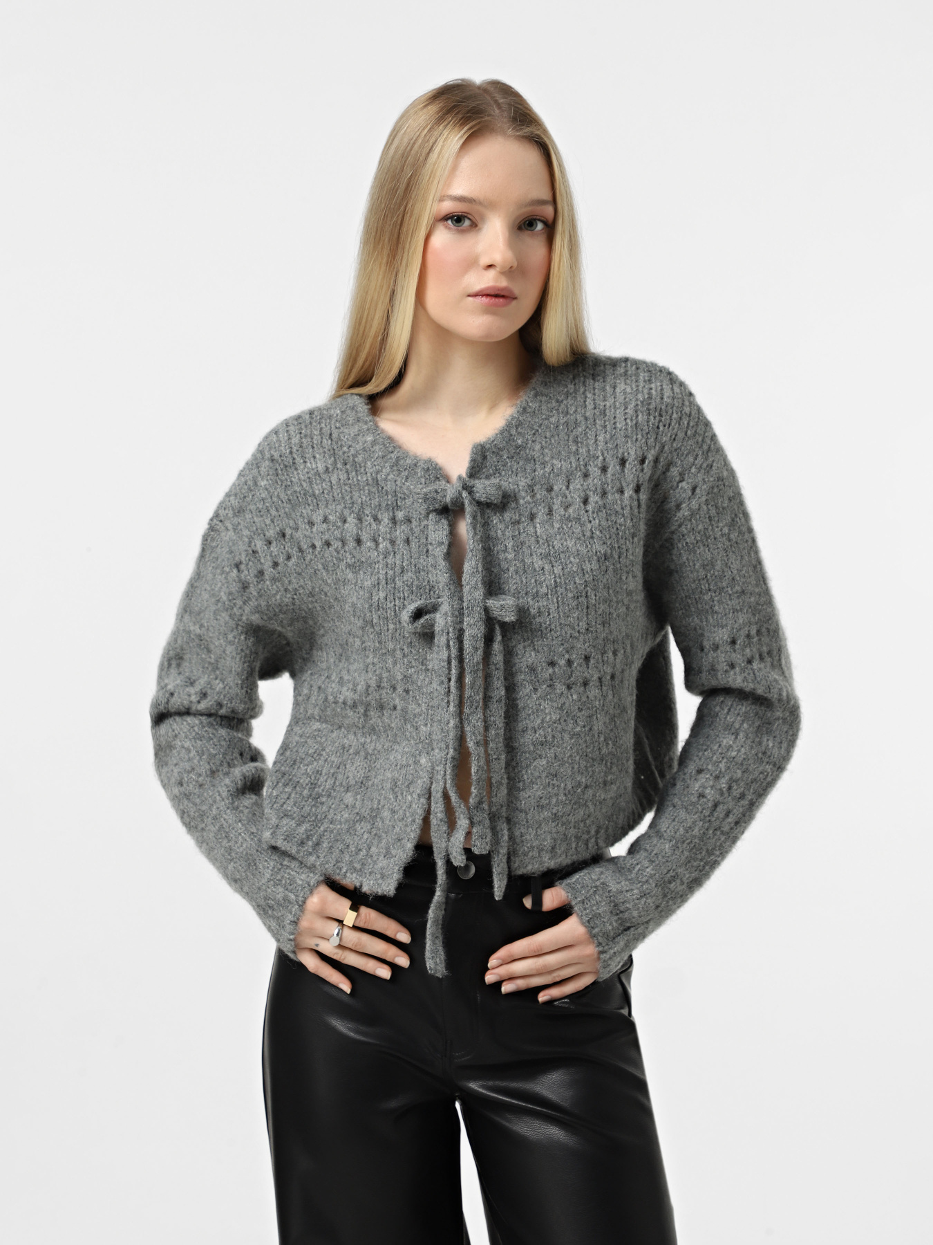 Кардиган Vero Moda модель 10320590_Medium Grey Melange Фото