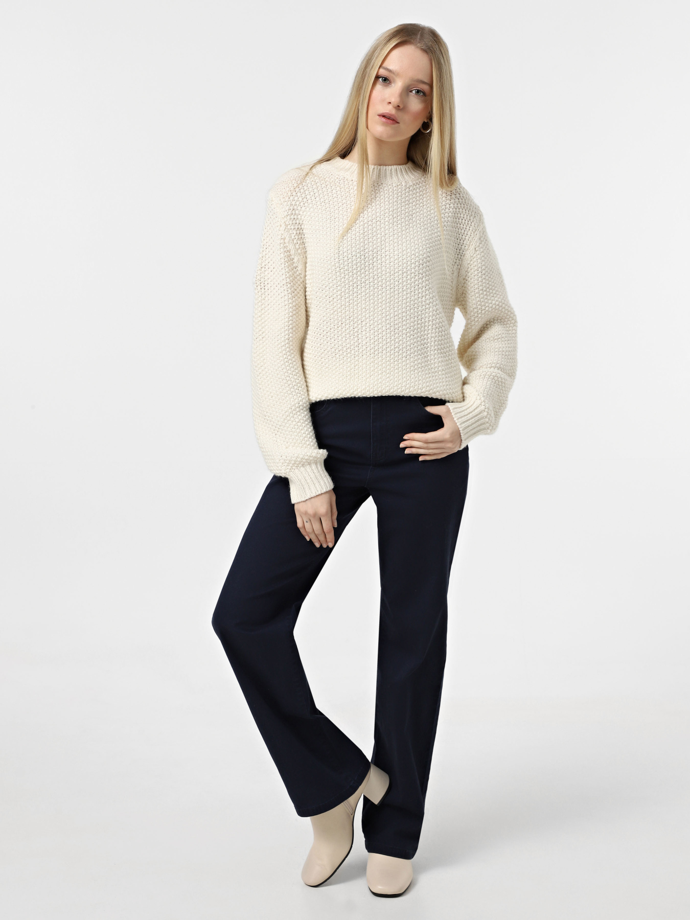 Широкие джинсы Vero Moda модель 10321759_Navy Blazer Широкие джинсы Vero Moda модель 10321759_Navy Blazer Фото