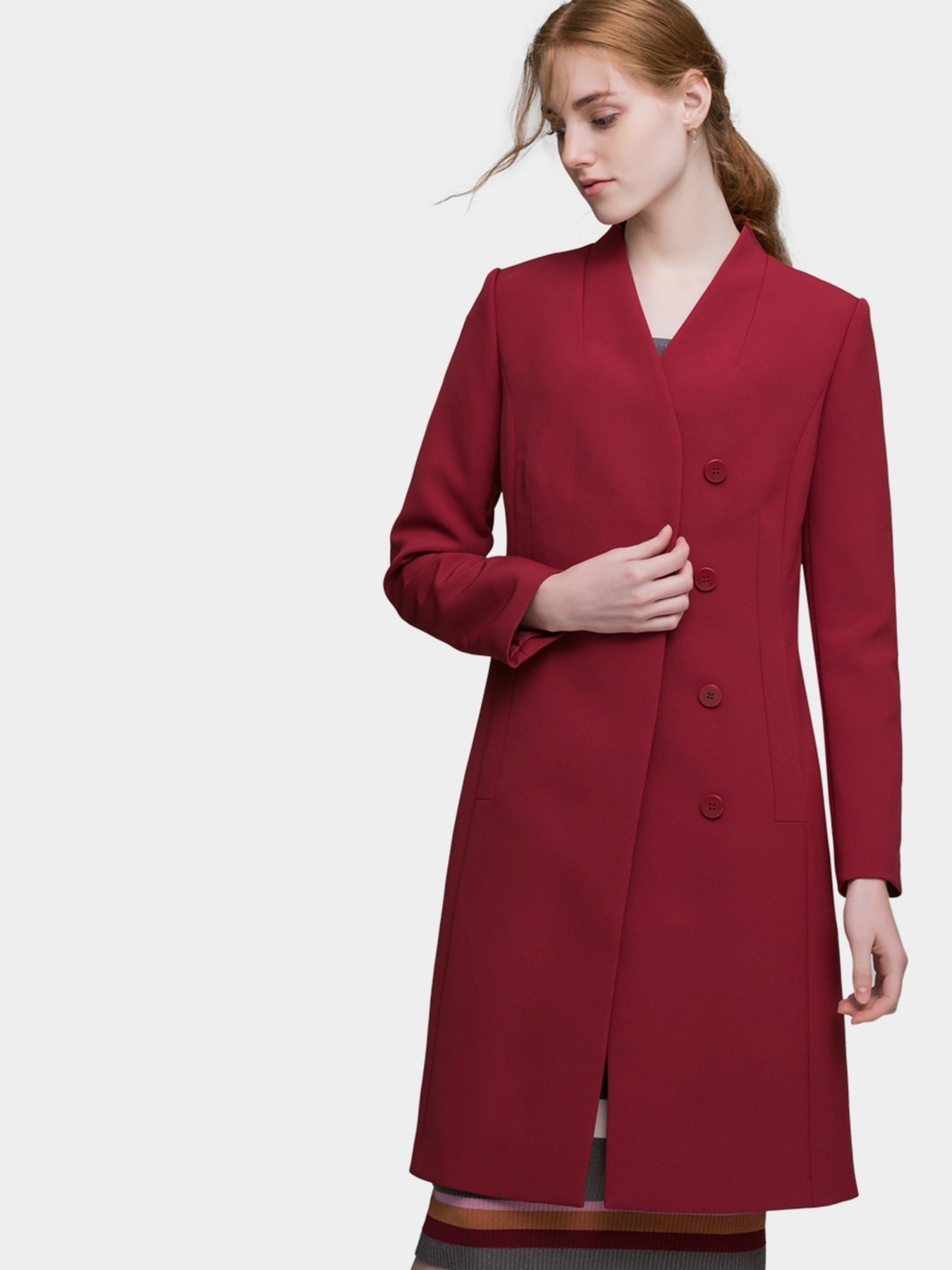 Плащ Vero Moda модель 316321520076_т.червоний Фото