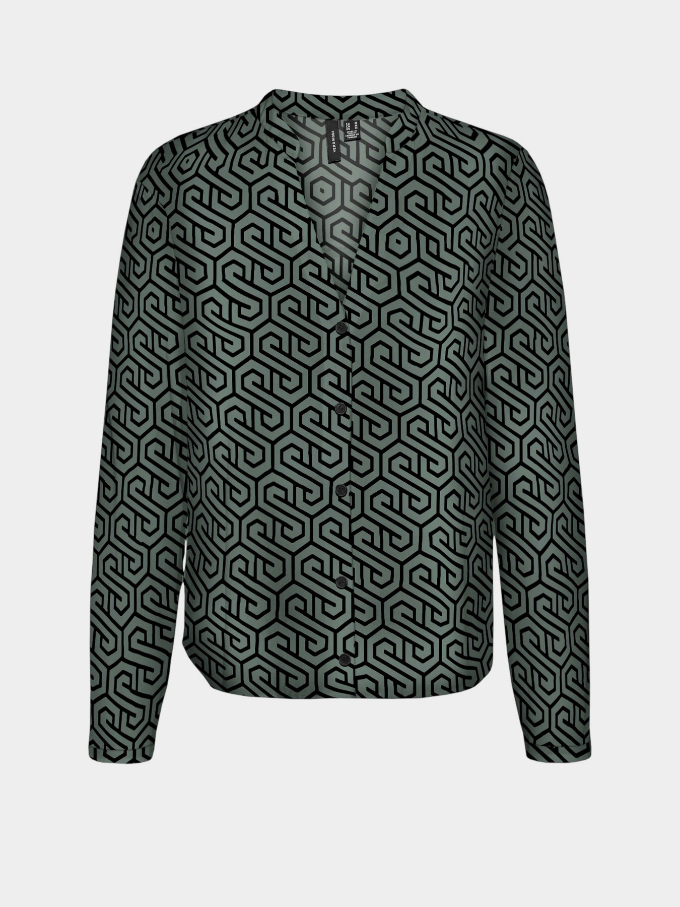 Сорочка повсякденна Vero Moda модель 10322081_Chinois Green Grap Фото