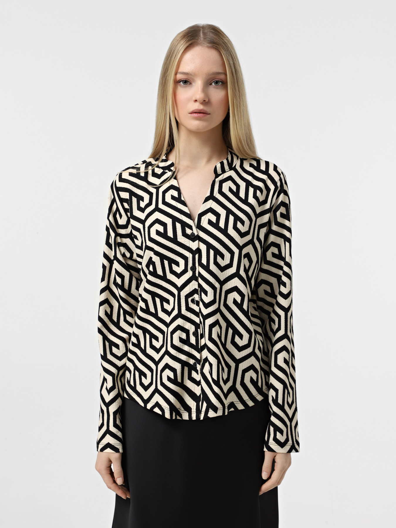 Рубашка Vero Moda модель 10322081_Birch Grap Фото