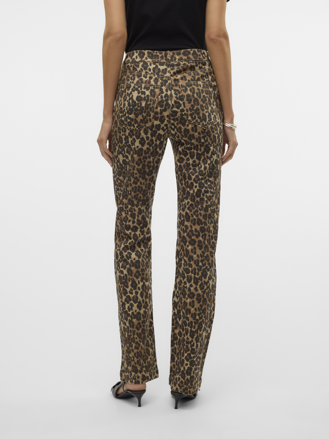 Прямі джинси Vero Moda модель 10329308_Tigers Eye LEOPARD Фото