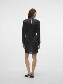 Платье мини Vero Moda модель 10317040_Black Black sequin dots Фото