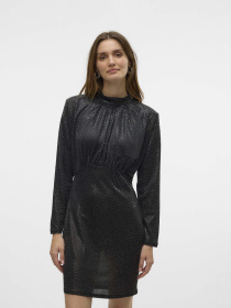 Платье мини Vero Moda модель 10317040_Black Black sequin dots Платье мини Vero Moda модель 10317040_Black Black sequin dots Фото