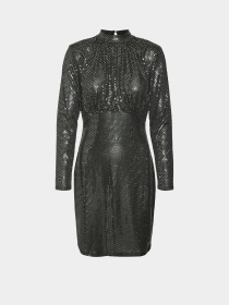Платье мини Vero Moda модель 10317040_Black Silver sequin dots Платье мини Vero Moda модель 10317040_Black Silver sequin dots Фото