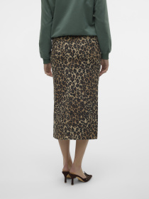 Джинсовая юбка Vero Moda модель 10329339_Tigers Eye LEOPARD Фото