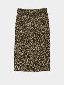 Джинсовая юбка Vero Moda модель 10329339_Tigers Eye LEOPARD Джинсовая юбка Vero Moda модель 10329339_Tigers Eye LEOPARD Фото