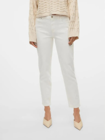 Прямые джинсы Vero Moda модель 10322783_Bright White Фото