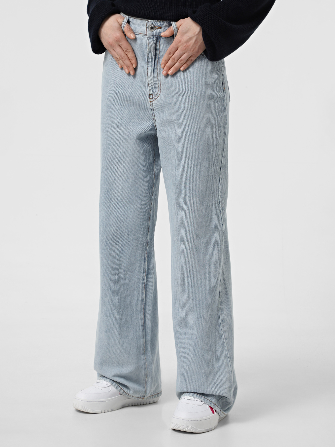 Широкие джинсы Vero Moda модель 10323235_Light Blue Denim Фото