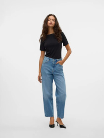 Широкі джинси Vero Moda модель 10323424_Medium Blue Denim Фото