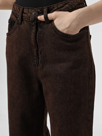 Широкие джинсы Vero Moda модель 10321108_Chocolate Torte Фото