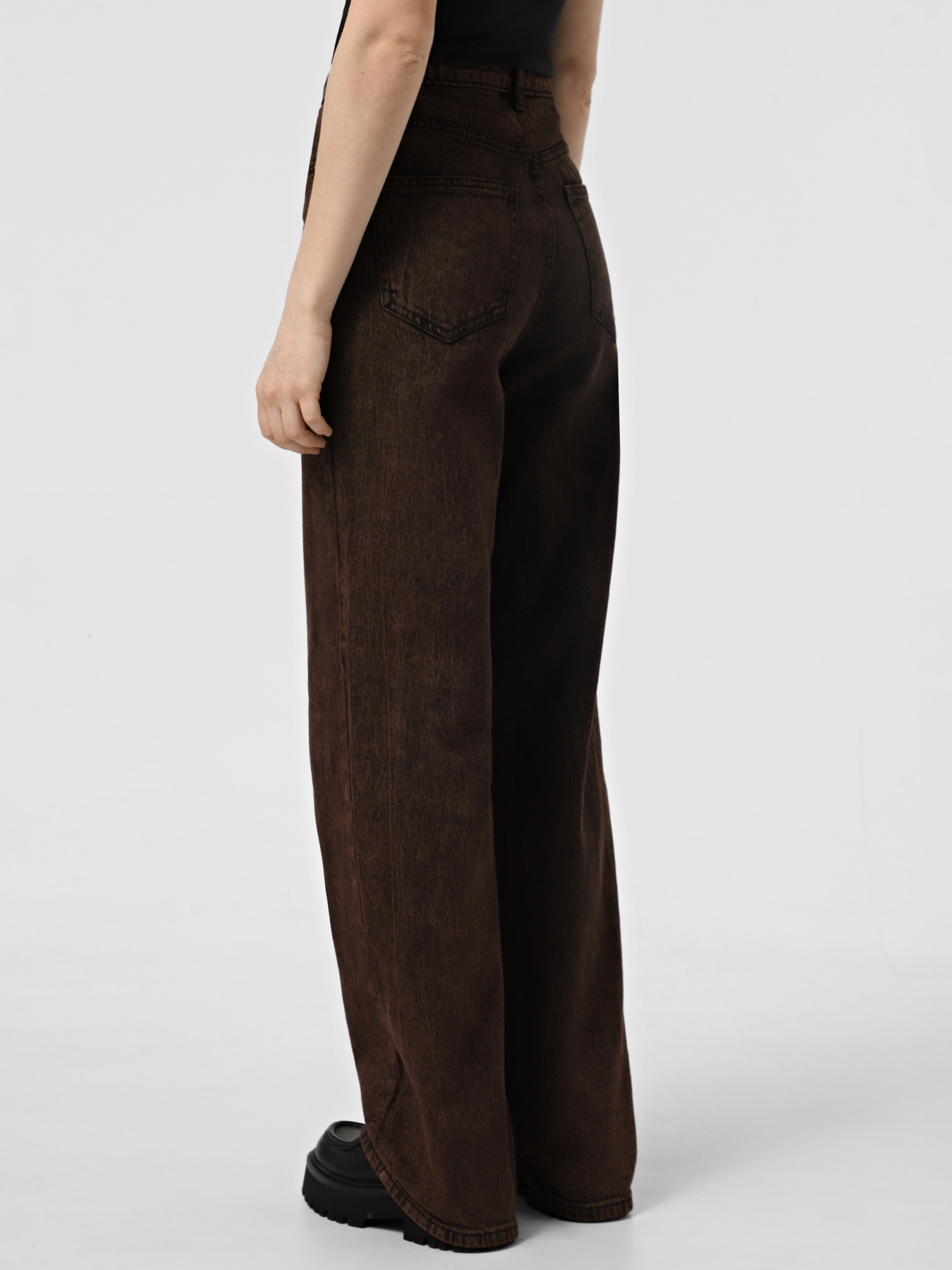 Широкі джинси Vero Moda модель 10321108_Chocolate Torte Фото