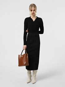 Спідниця міді Vero Moda модель 10321775_Black Denim Фото