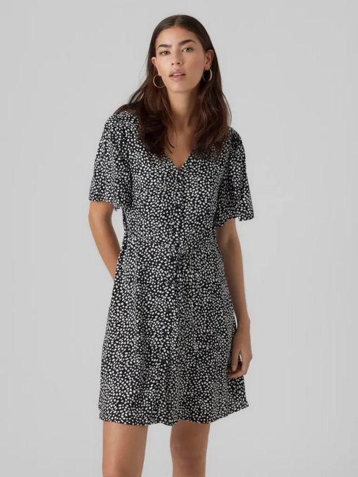 Платье мини Vero Moda модель 10292845_Black Joey dot Фото