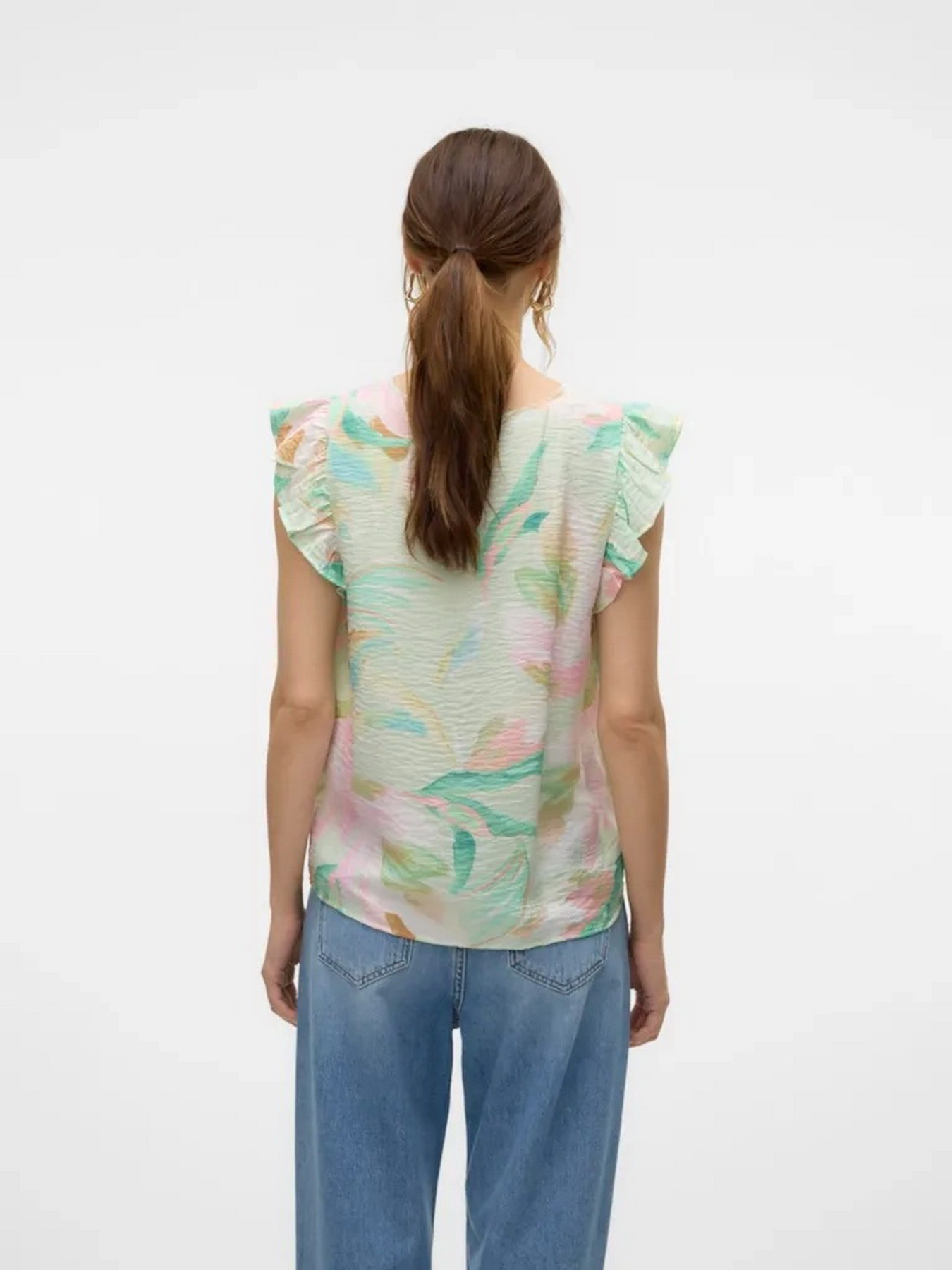 Блуза Vero Moda модель 10303762_Birds Egg Green Myra Фото