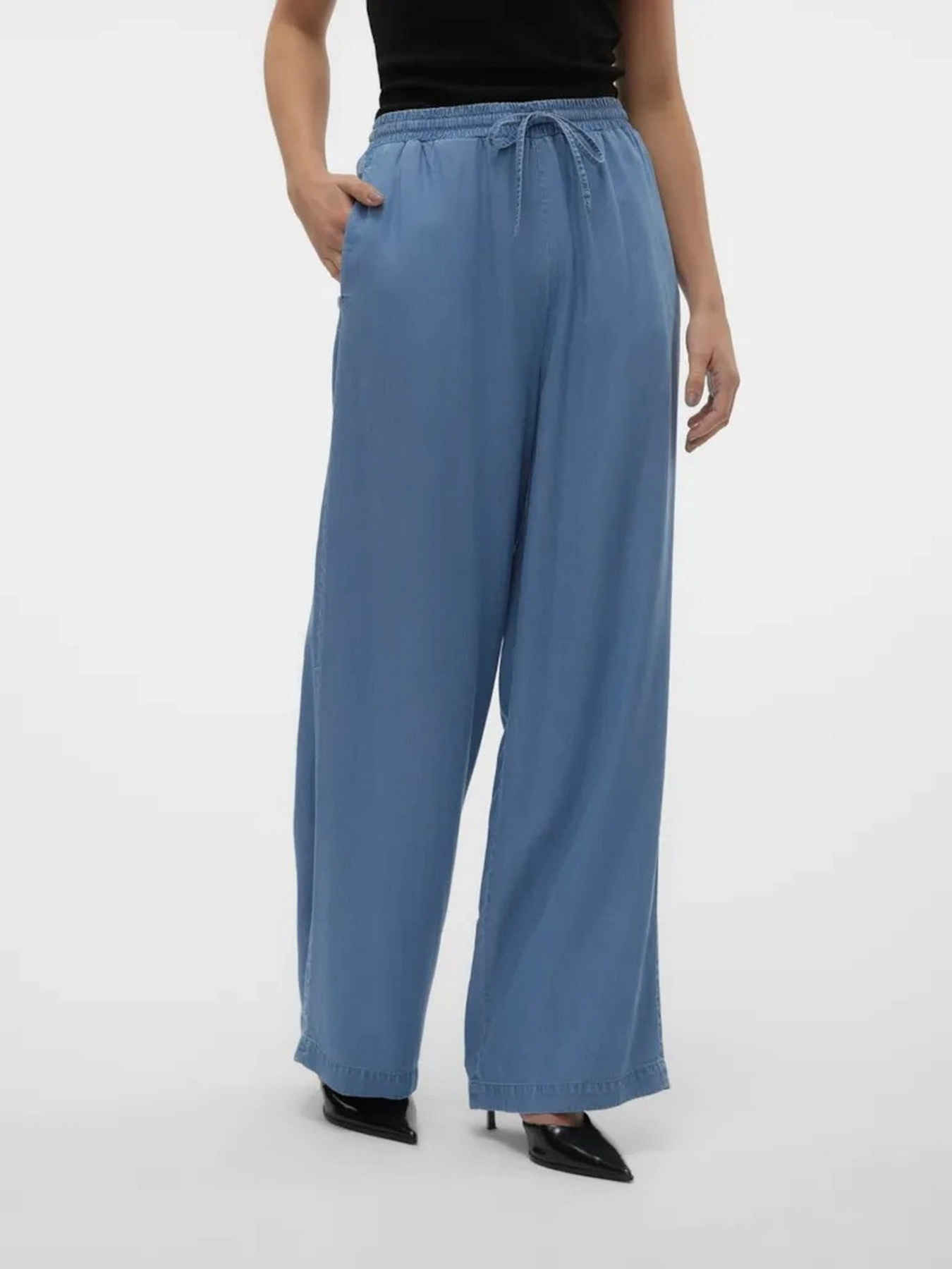 Штани палаццо Vero Moda модель 10304898_Medium Blue Denim Фото