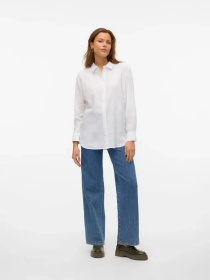 Сорочка повсякденна Vero Moda модель 10305085_Snow White Сорочка повсякденна Vero Moda модель 10305085_Snow White Фото