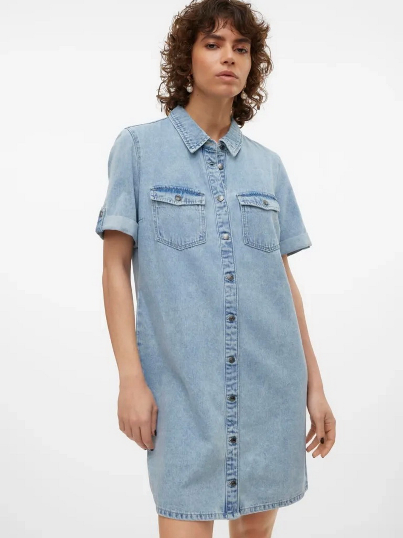 Сукня міні Vero Moda модель 10309665_Light Blue Denim Фото