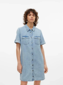Сукня міні Vero Moda модель 10309665_Light Blue Denim Фото